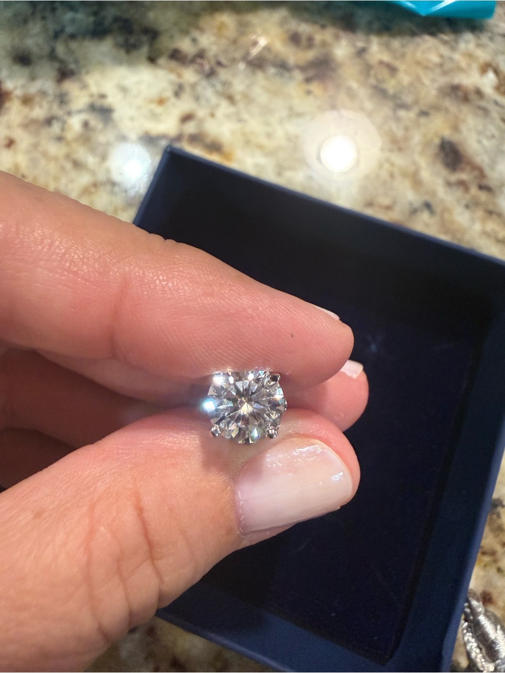 bethany x Anna Zuckerman 4 Ct studs - Picture 2 of 3